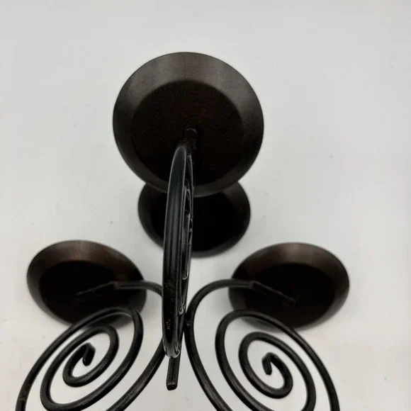 Partylite‎ Viking Scroll 4 Pillar Ball Candle Holder – PO297 - Picture 8 of 11
